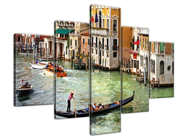 Obraz na plátne Slnečný deň v Benátkach