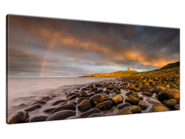 Obraz Zámku Dunstanburgh - Jonathan Combe