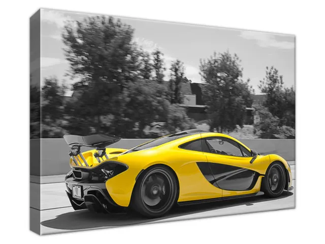 Obraz na stenu Žltý McLaren P1 - Axion23