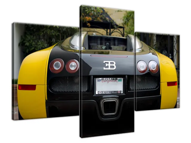 Obraz na stenu Žlté Bugatti Veyron - Axion23