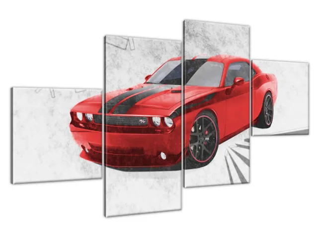 Obraz na plátne Dodge Challenger Blacktop
