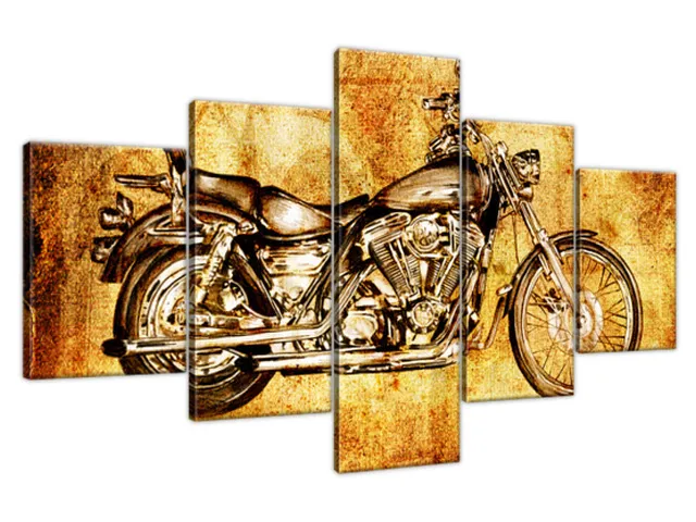 Moderný obraz Historický motocykel