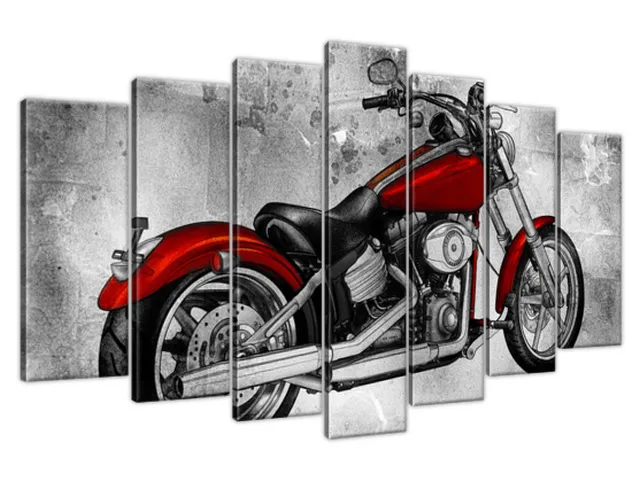 Obraz na stenu Červený motocykel