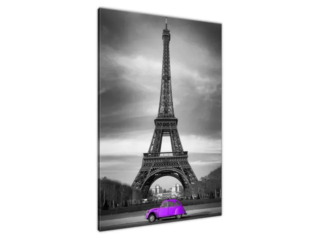 Štýlový obraz Auto v Paríži
