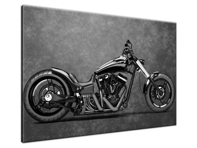 Luxusný obraz Čierny chopper