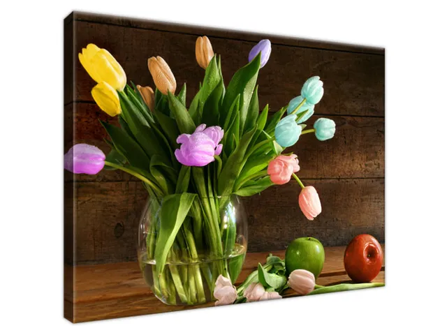 Obraz Farebné tulipány