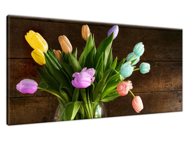 Obraz Farebné tulipány