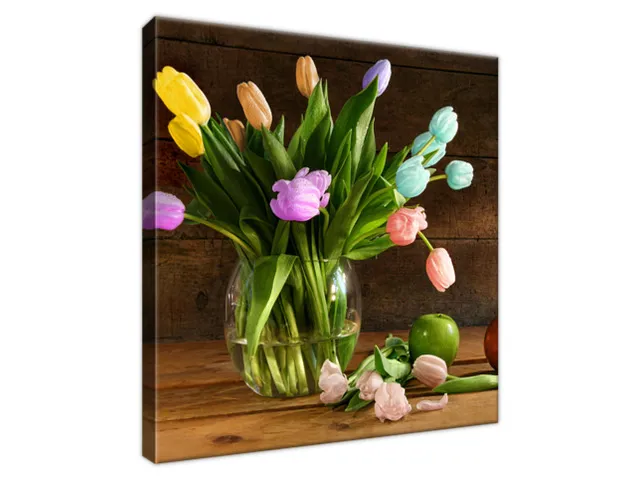 Obraz Farebné tulipány