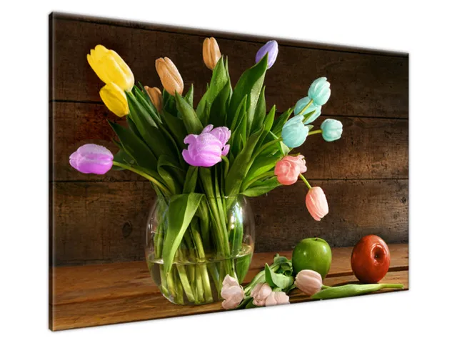 Obraz Farebné tulipány
