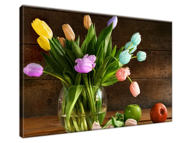 Obraz Farebné tulipány