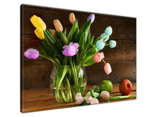 Obraz Farebné tulipány