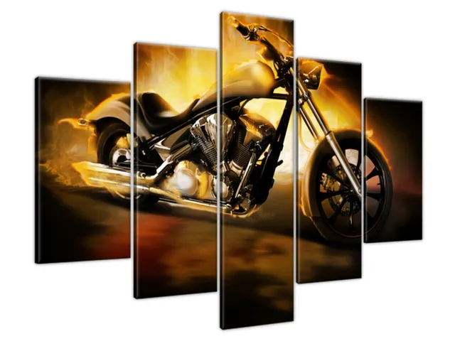Obraz Motocykel v ohni