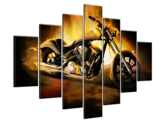 Obraz Motocykel v ohni