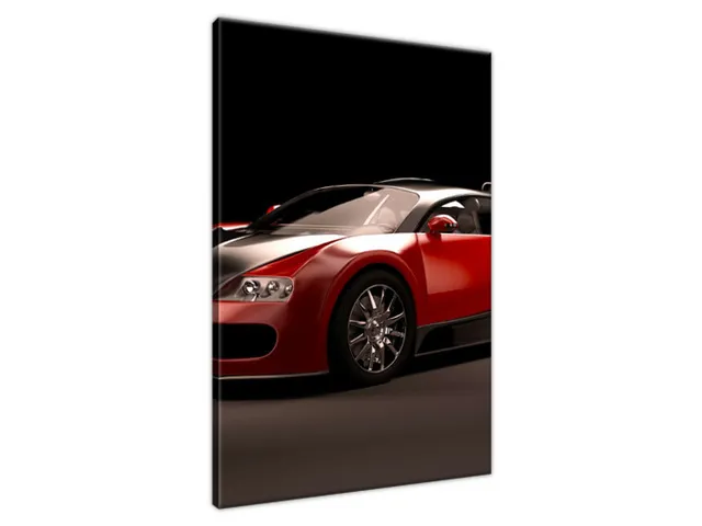 Moderný obraz Červené Bugatti Veyron