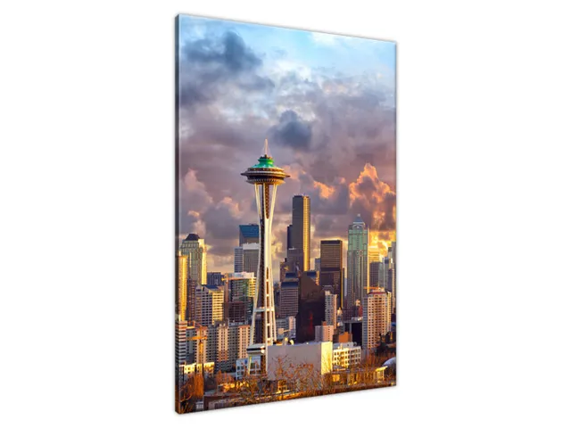 Obraz Mesto Seattle pri západe slnka