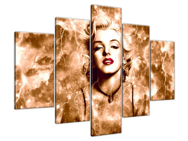 Obraz Marylin Monroe blesky a hviezdy