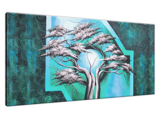 Moderný obraz na plátne Strom o polnoci