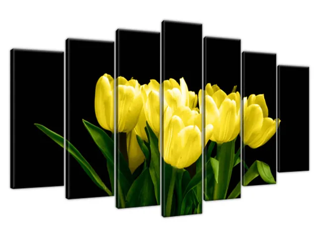 Obraz na plátne Žlté tulipány - Mark Freeth