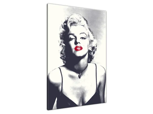 Obraz Marilyn Monroe s červenými perami