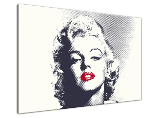 Obraz Marilyn Monroe s červenými perami