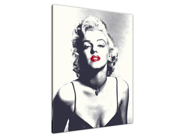 Obraz Marilyn Monroe s červenými perami