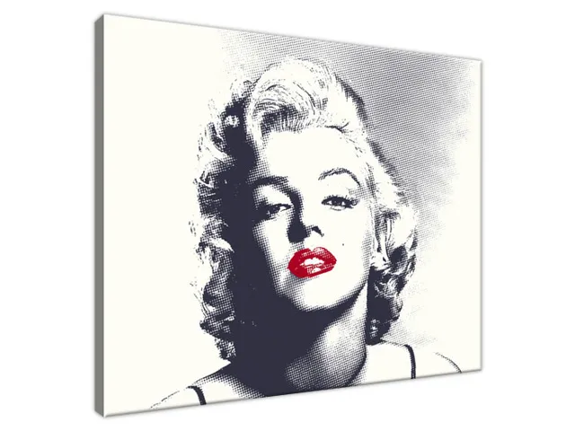 Obraz Marilyn Monroe s červenými perami