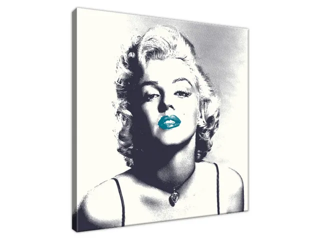 Obraz Marilyn Monroe s tyrkysovými perami
