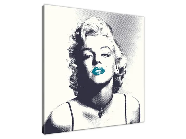 Obraz Marilyn Monroe s tyrkysovými perami