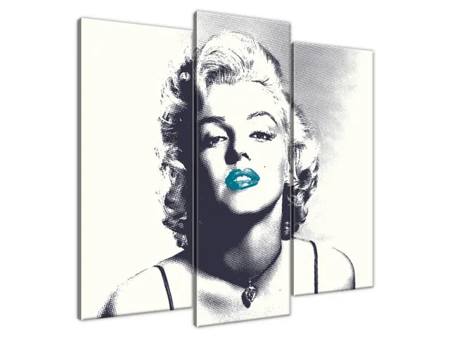 Obraz Marilyn Monroe s tyrkysovými perami