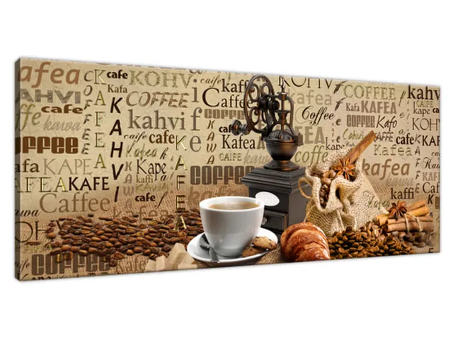 Obraz na plátne Aromatická ranná káva