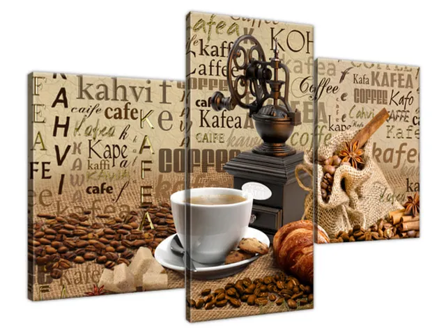 Obraz na plátne Aromatická ranná káva