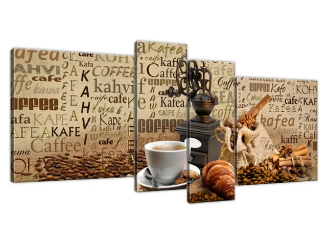 Obraz na plátne Aromatická ranná káva