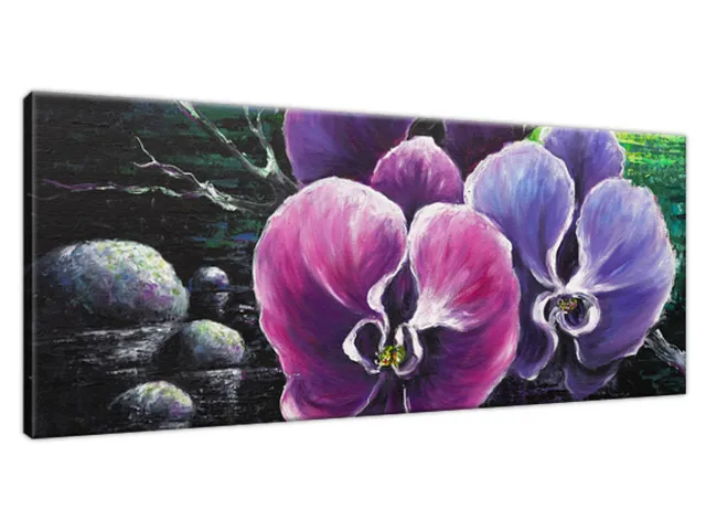 Štýlový obraz Orchidea v rybníku