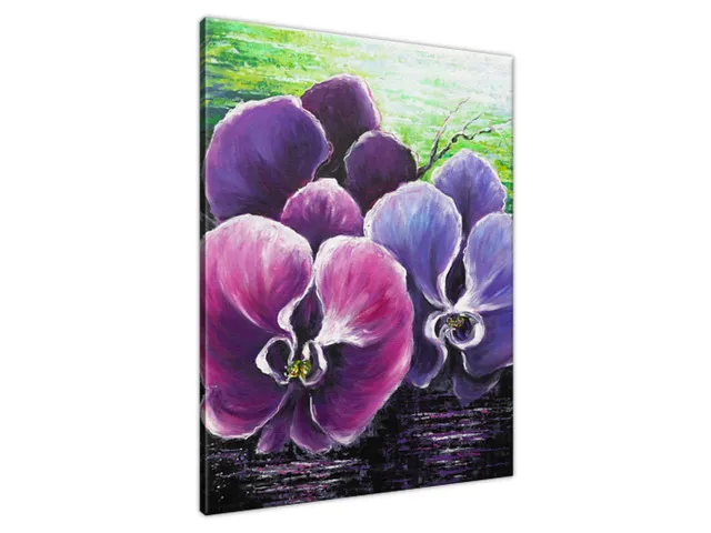 Štýlový obraz Orchidea v rybníku
