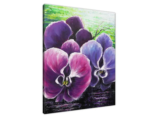 Štýlový obraz Orchidea v rybníku