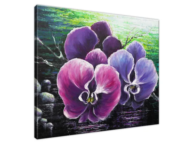 Štýlový obraz Orchidea v rybníku