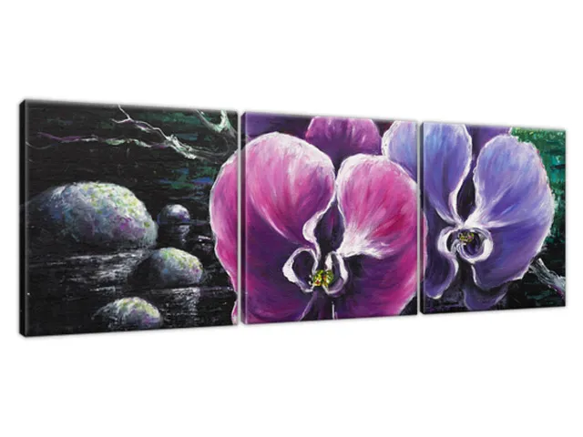 Štýlový obraz Orchidea v rybníku