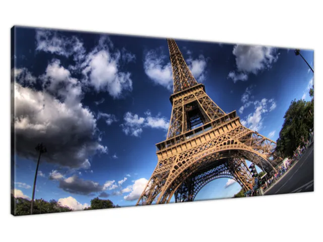 Obraz na plátne Fotka Eiffelovej veže