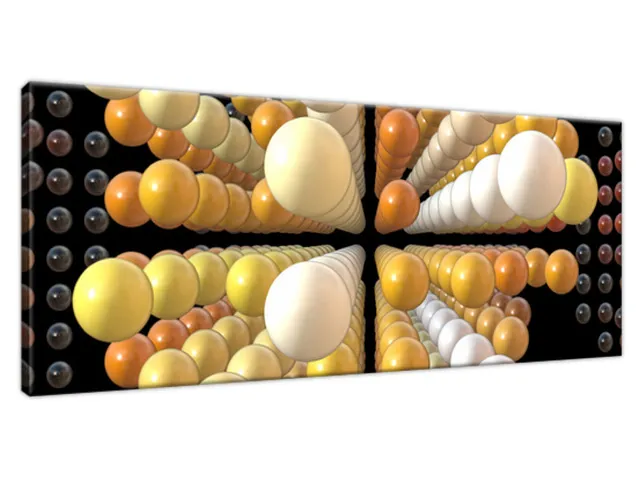 Obraz na stenu Orange matrix