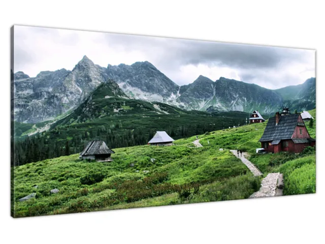 Obraz na plátne Tatranské chaty