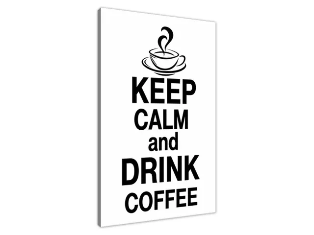 Obraz s nápisom Keep calm and drink coffee
