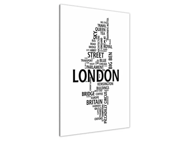 Obraz na stenu s nápisom London