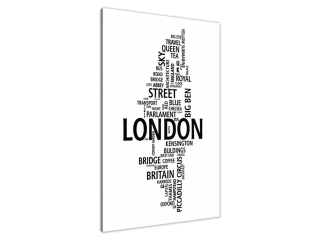 Obraz na stenu s nápisom London