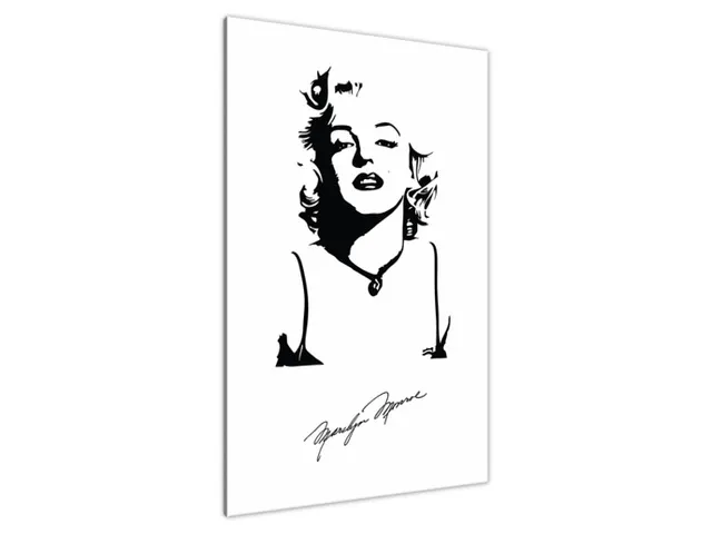 Obraz na stenu s nápisom Marilyn Monroe