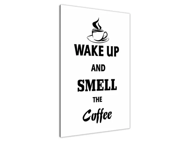 Obraz na stenu s nápisom Wake up