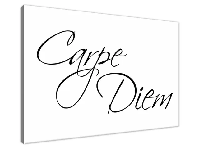 Obraz na plátne s nápisom Carpe Diem