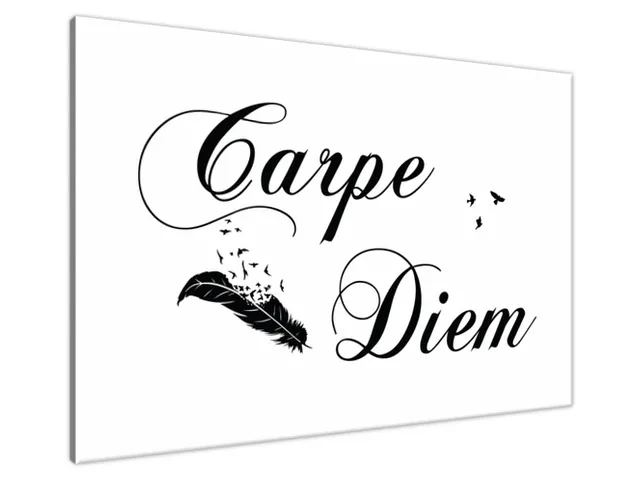 Obraz na stenu s nápisom Carpe diem