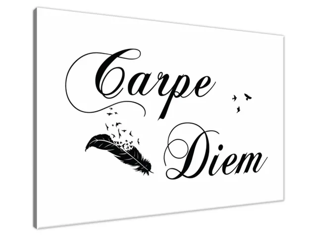 Obraz na stenu s nápisom Carpe diem