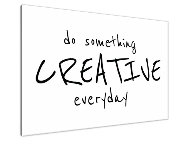 Obraz na plátne s nápisom Creative