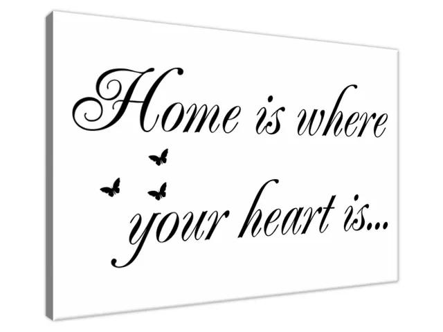 Obraz na stenu s nápisom Home